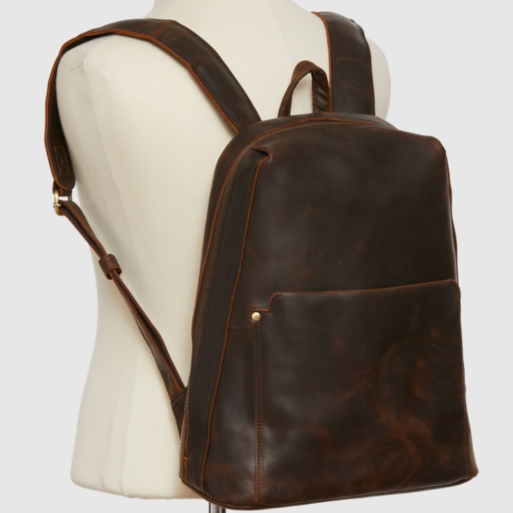 Overland Sheepskin Company - Tahoe Leather Backpack